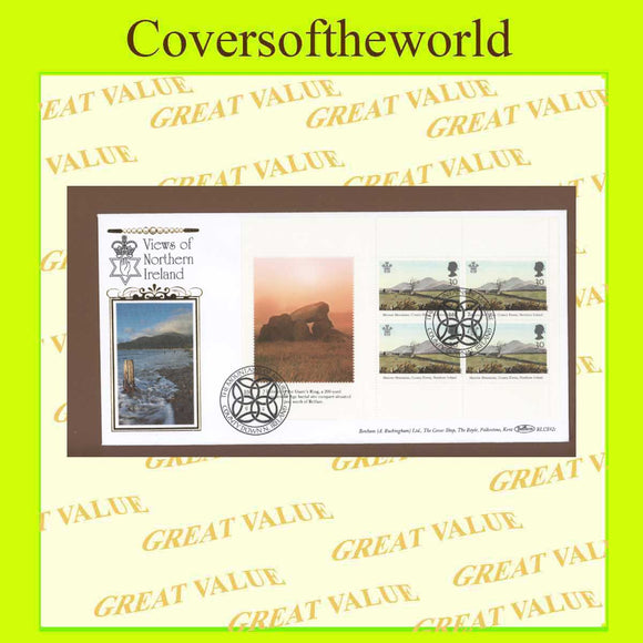 G.B. 1994 Northern Ireland booklet pane on Benham First Day Cover, County Down