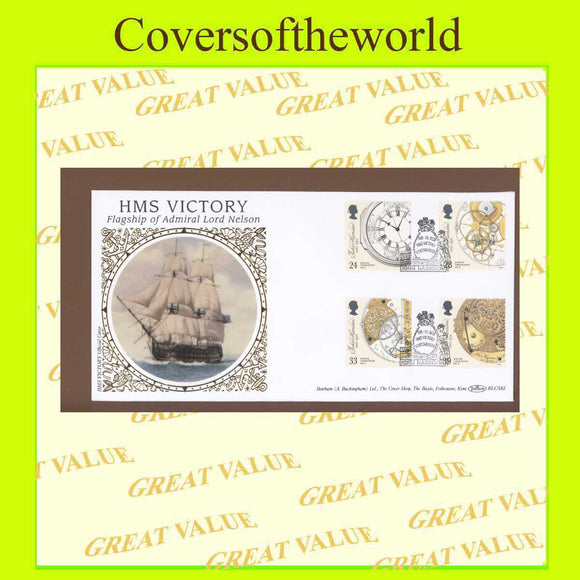 G.B. 1993 Marine Timekeepers set on Benham First Day Cover, HMS Victory, Portsmouth