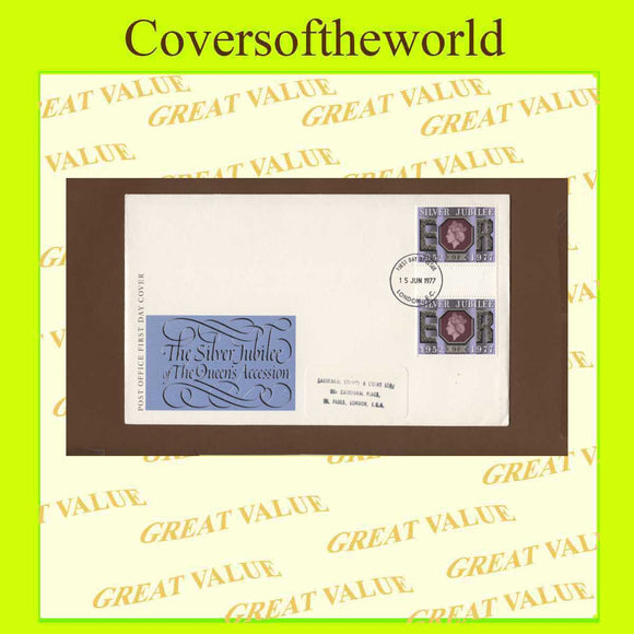 G.B. 1977 Silver Jubilee 9p G/P on Post Office First Day Cover, London EC