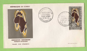Congo 1963 Air. European-African Economic Convention First Day Cover