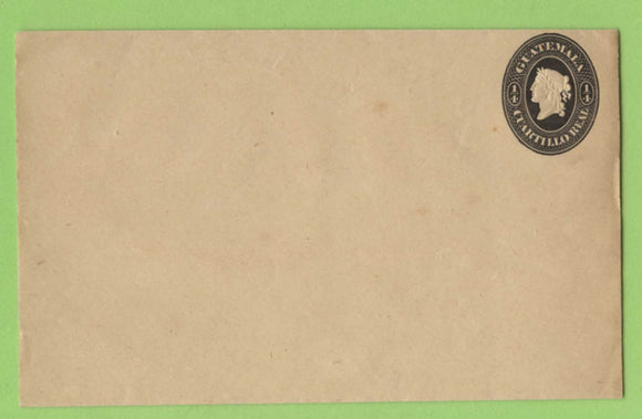 Guatemala 1/4c postal stationery envelope unused