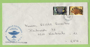 New Caledonia 1986 Noumea Aquarium fish set on cover