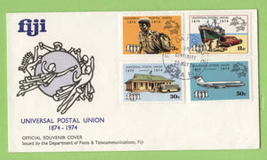 Fiji 1974 Centenary of U.P.U set on official First Day Cover