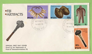 Fiji 1978 Fijian Artifacts set on First Day Cover