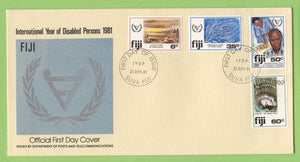 Fiji 1981 Int Year for Disabled Persons set on First Day Cover