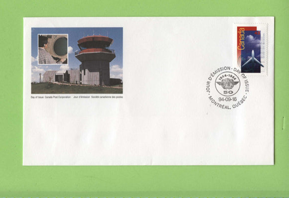 Canada 1994 50th Anniversary of ICAO on First Day Cover