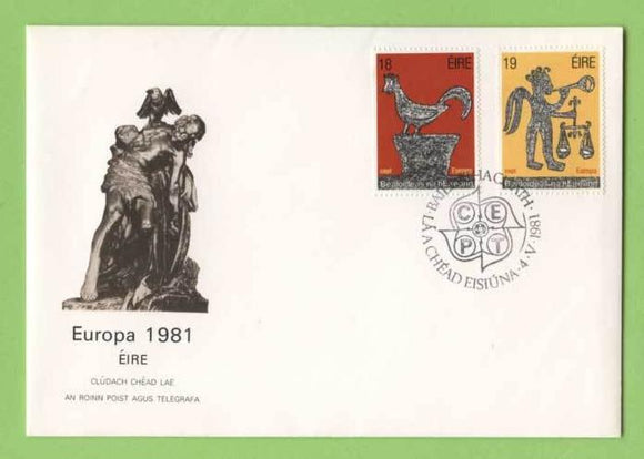 Ireland 1981 Europa set on First Day Cover