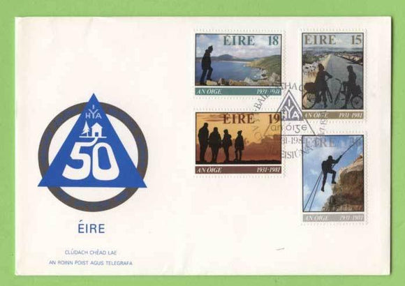 Ireland 1981 An Olge Golden Jubilee set on First Day Cover