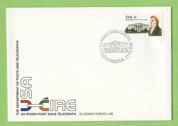 Ireland 1981 James Hobden on unaddressed First Day Cover