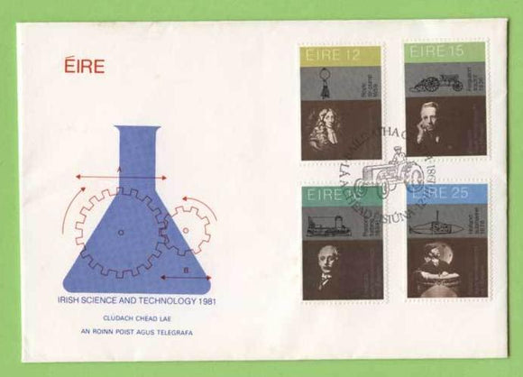 Ireland 1981 Science & Technology on First Day Cover