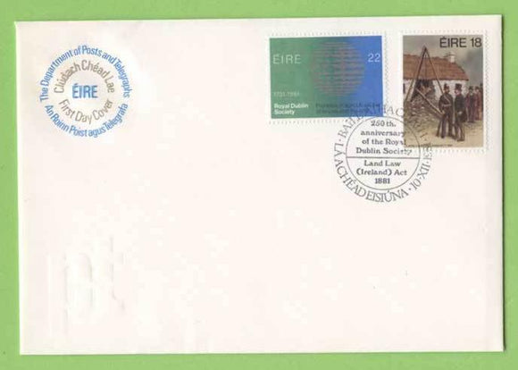 Ireland 1981 RDS & Land League set on unaddressed First Day Cover