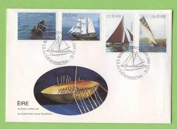 Ireland 1982 Boats set on unaddressed First Day Cover