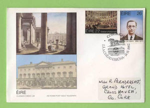 Ireland 1982 DeValera/Parliament set on First Day Cover