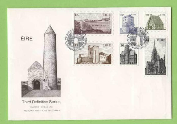 Ireland 1982 definitives inc £5 on First Day Cover