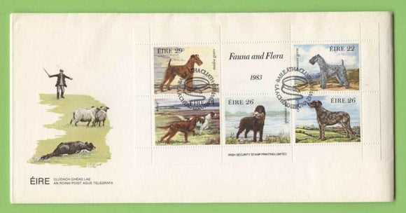 Ireland 1983 Dogs miniature sheet on First Day Cover