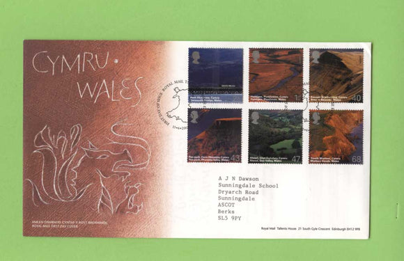 G.B. 2005 Wales set on Royal Mail First Day Cover, Tallents House