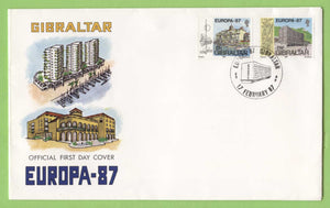 Gibraltar 1987 Europa set on First Day Cover