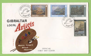 Gibraltar 1991 Local Artists set on First Day Cover