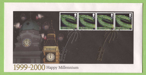 Gibraltar 1999/2000 Millennium dual cancel First Day Cover