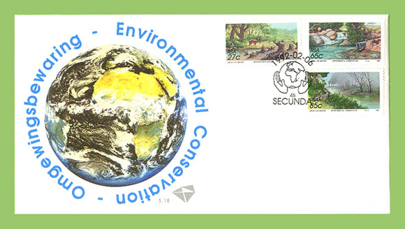 South Africa 1992 Environmental Conservation set on First Day Cover