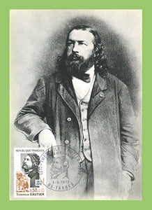 France 1972 Theophile Gautier (writer) Maximum Card, FDI