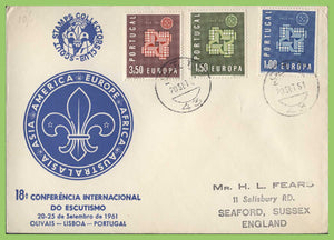 Portugal 1961 Europa set on First Day Cover