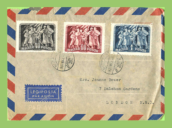 Hungary 1950 Fifth Anniversary of Liberation set First Day Cover