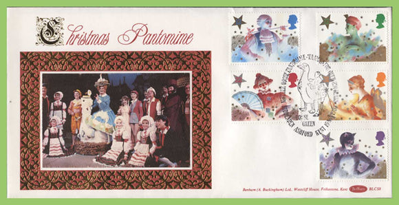 G.B. 1985 Christmas set on Benham First Day Cover, Cinderella, Ashford Kent