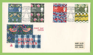 G.B. 1982 Textiles set on Mercury First Day Cover, Liberty's , Regent Street