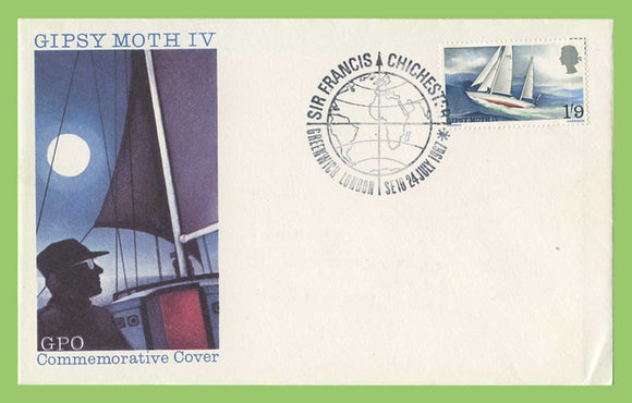 G.B. 1967 Chichester GPO First Day Cover, Greenwich