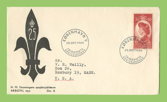 Denmark 1962 12o Arhus Scouts special cancel First Day Cover