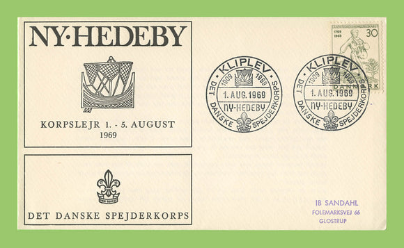 Denmark 1969 Scouts Kliplev, Ny-Hedeby special cancel Cover