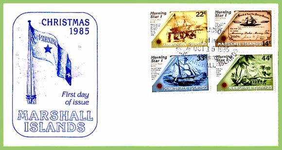 Marshall Islands 1985 Christmas set First Day Cover