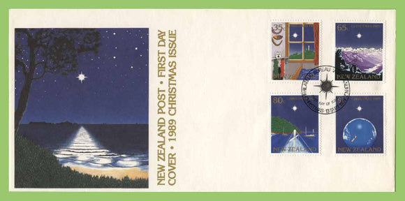 New Zealand - 1989 Christmas set on First Day Cover, Wanganui
