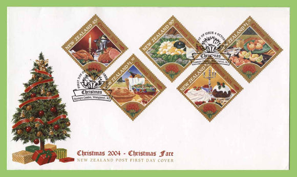 New Zealand - 2004 Christmas set on First Day Cover, Wanganui