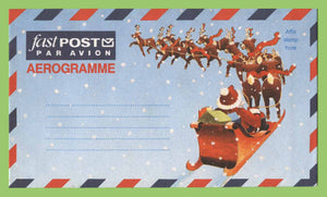 New Zealand - Christmas Aerogramme unused