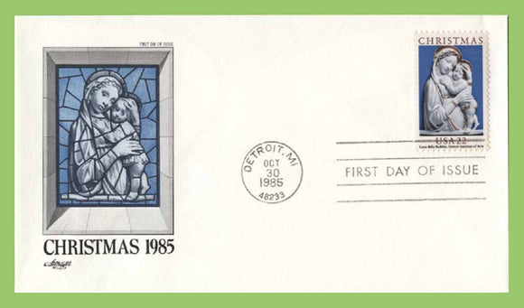 U.S.A. 1980 & 1985 Christmas First Day Covers