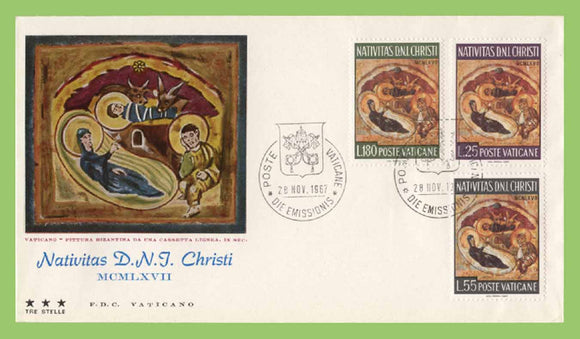 Vatican 1967 Christmas First Day Cover