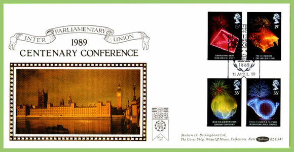 G.B. 1989 Parliamentary Union Conference set on Benham First Day Cover