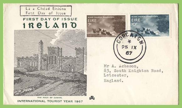 Ireland 1967 International Tourist Year set on addressed First Day Cover