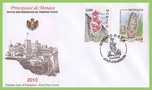 Monaco 2010 National Parks set First Day Cover