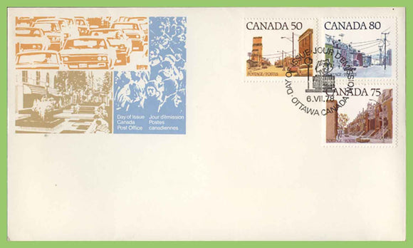 Canada 1978 Street Scenes on First Day Cover