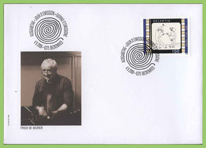 Switzerland 2008 Fredi Murer (film maker) on First Day Cover