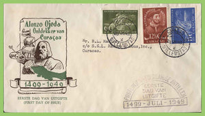 Netherlands Antilles 1949 Alonzo Ojeda Onldekker van Curacao First Day Cover