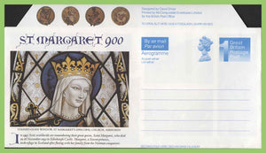 G.B. 1993 St Margaret's 900th Anniversary 1st class Aerogramme unused