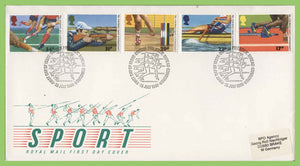 G.B. 1986 Commonwealth Games set on Royal Mail First Day Cover, Bureau