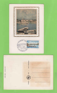 France 1969 La Trinite Sur Mer Maximum Card, FDI