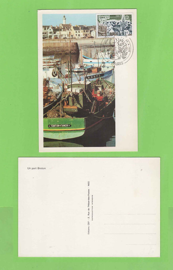 France 1977 Europa Maximum Card, FDI Paris