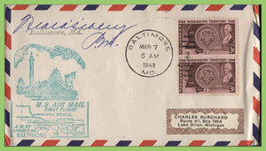 U.S.A. 1949 First Flight AM 97, Baltimore to Pittsburg, cachet cover