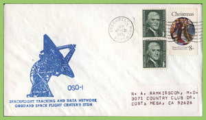 U.S.A. 1975 OSO-1 Spaceflight Tracking and Data Network, Goddard Space Center Cover